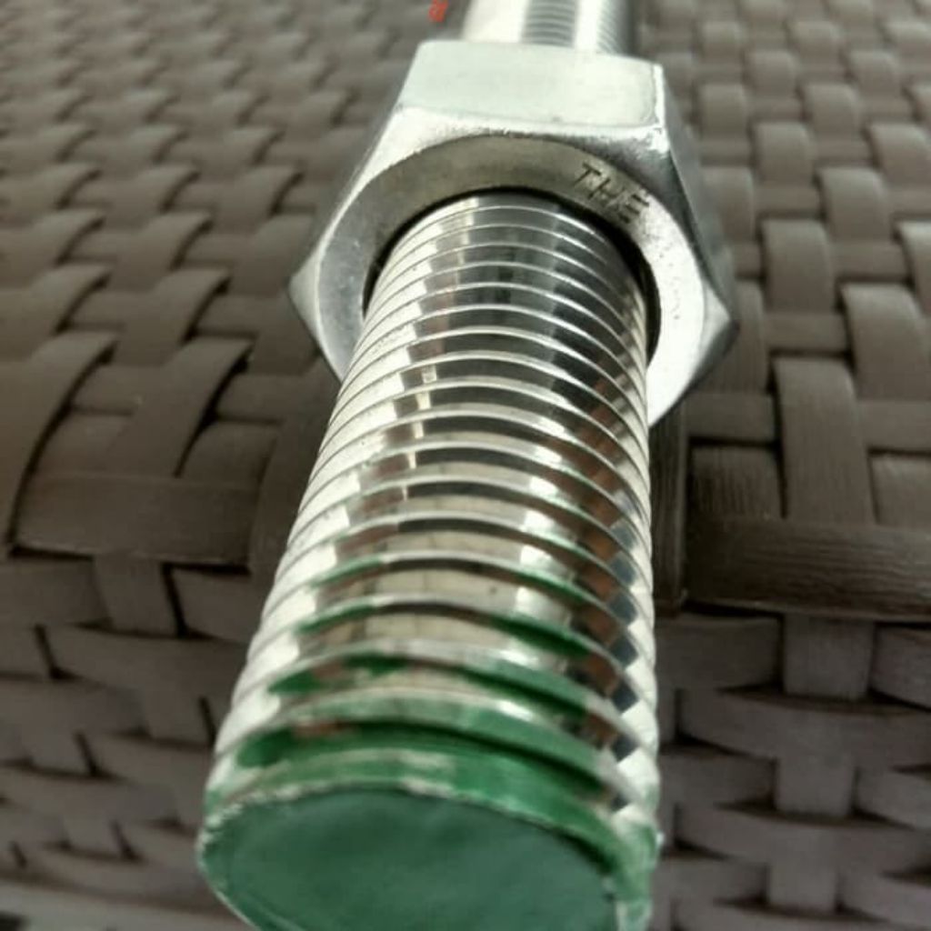 as drat stainless m12 kunci 19 12mm as drad long drat 1 meter  Mur kunci 19