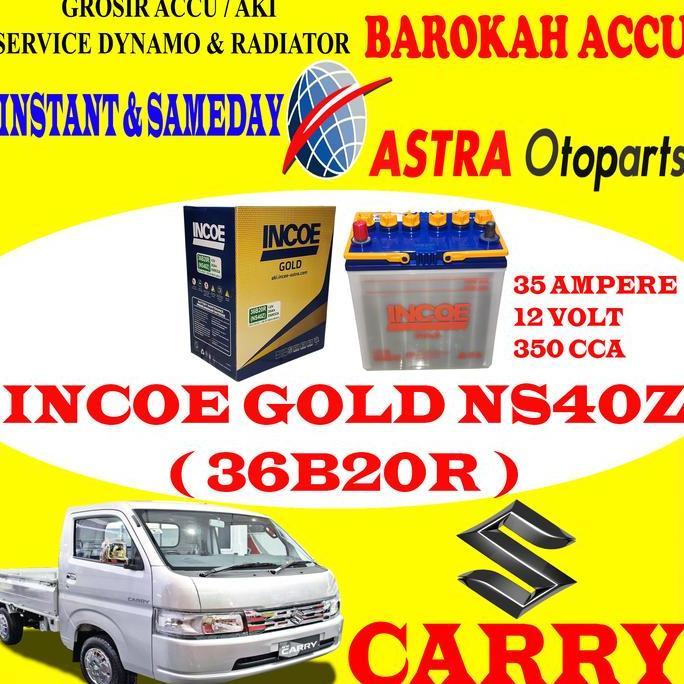 AKI MOBIL SUZUKI CARRY INCOE GOLD NS40Z / 36B20R , 35 AH