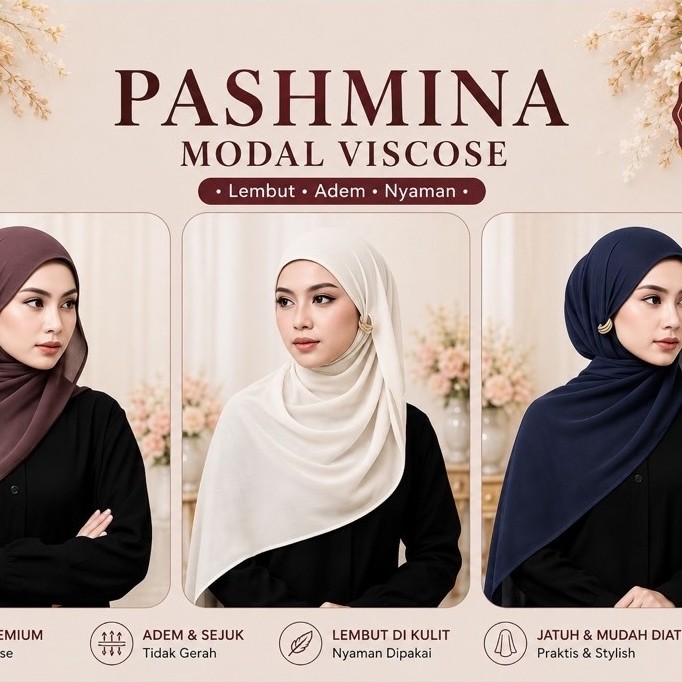 PASHMINA VISCOSE PREMIUM/PASHMINA VISCOSE MODAL