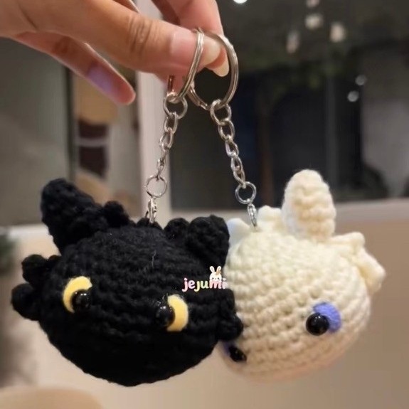 Crochet night fury & light fury