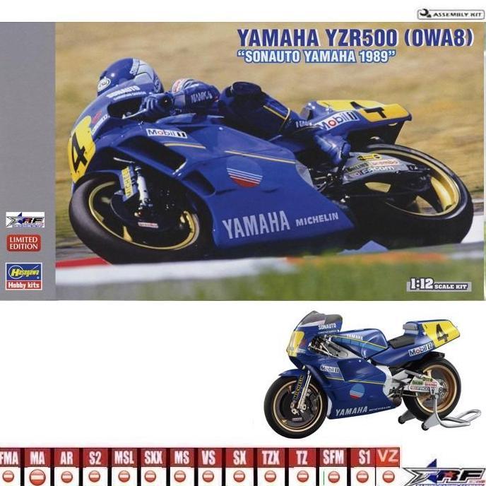 HASEGAWA 21709 YAMAHA YZR500 SONAUTO YAMAHA 1989