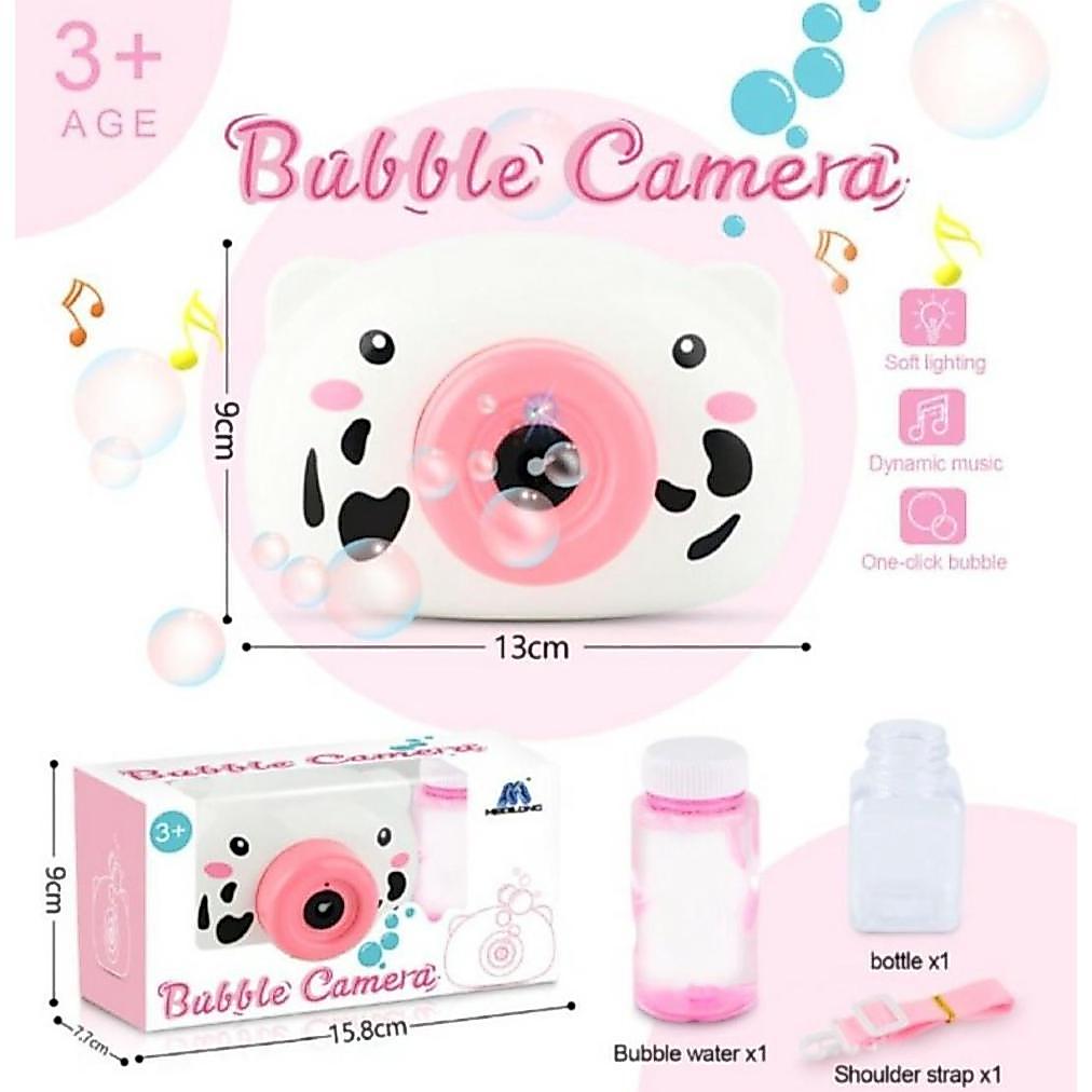 Mainan Anak Buble Camera piggy spiderman doraemon Gelembung Bebek Lucu Sabun bubble kamera