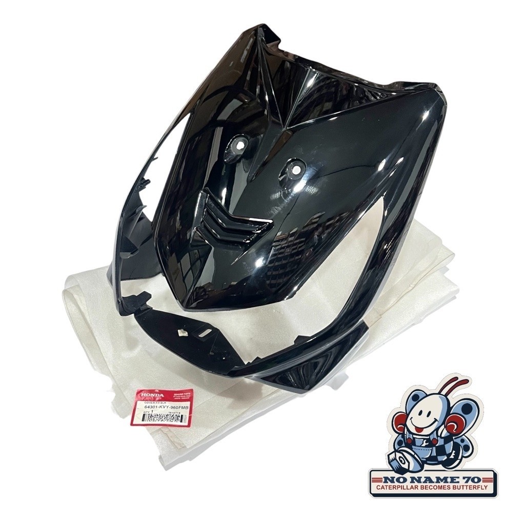 64301 KVY 960FMB Cover Body Bodi Panel Tameng Lampu Reflektor Depan Honda Beat Karbu Hitam Original