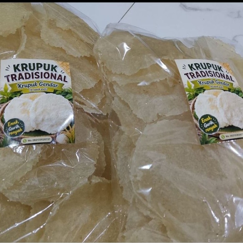 kerupuk puli (gendar)