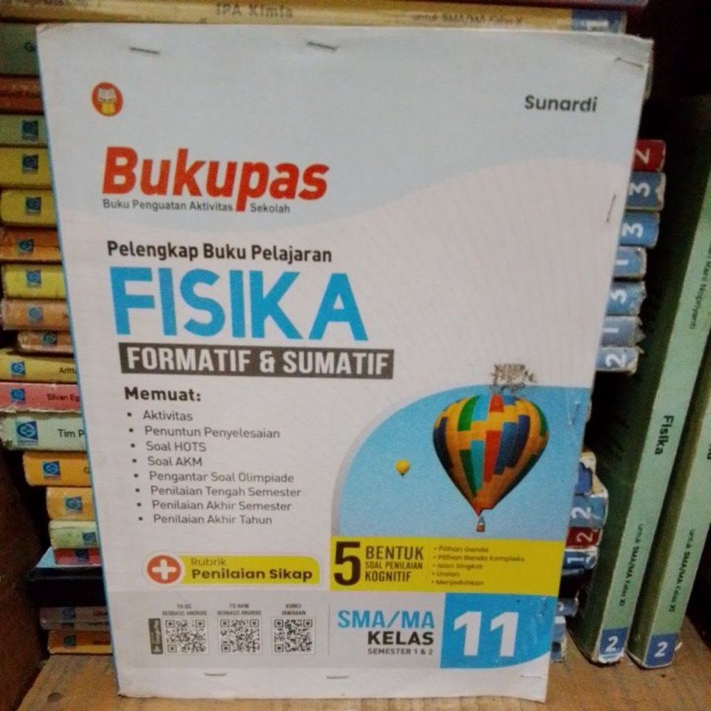Buku FISIKA Formatif & Sumatif untuk SMA/MA kelas 11 Semester 1&2