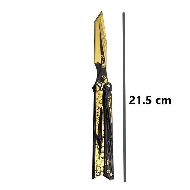 Valorant Knife - Butterfly Dagger - Pisau Mainan Lipat - Balisong