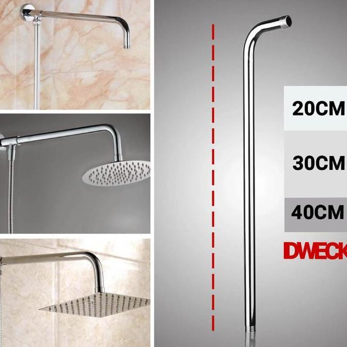 Lider- Pipa Ll Shower / Pipa Shower Mandi Dinding 40 Cm