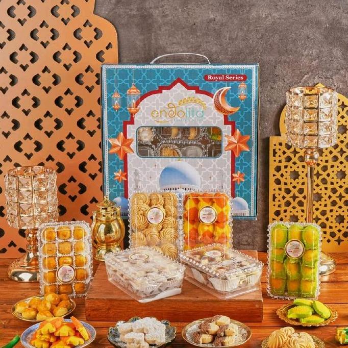 AFL Kue ovina Royal / Silver isi 6pcs Organik Bebas gula Rendah gula kuker kiloan