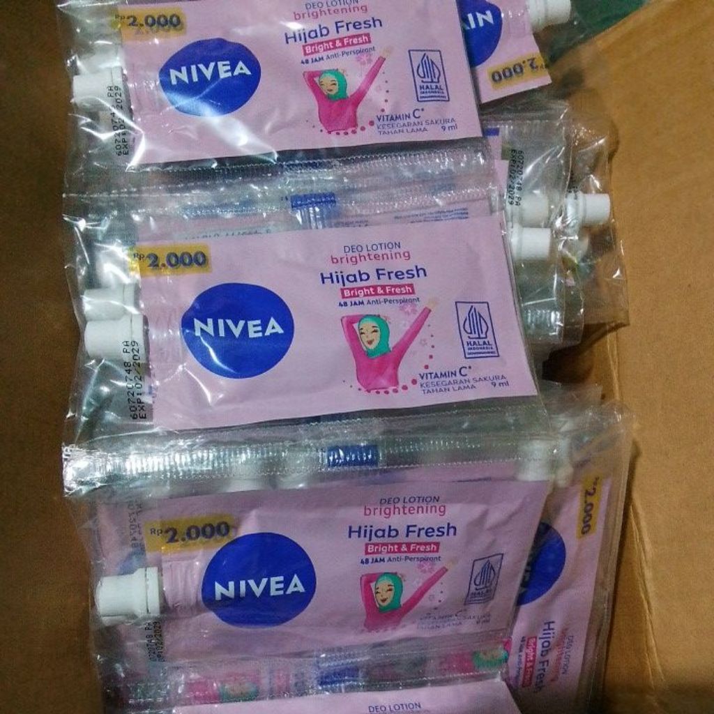 Nivea deodorant sachet/Nivea sachet 9ml