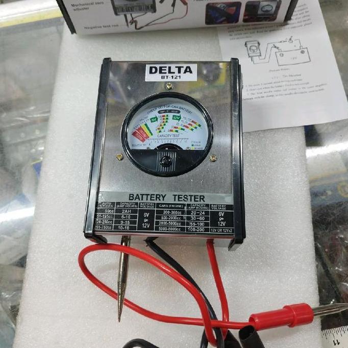 Battery tester Delta - Alat tes aki - accu tester