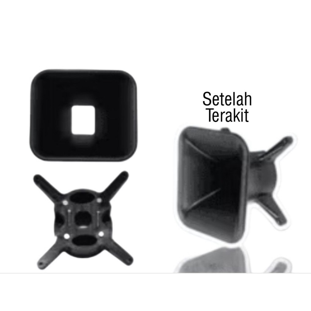 Black Widow Corong Horn TW T24 (Horn Depan & Belakang) 150