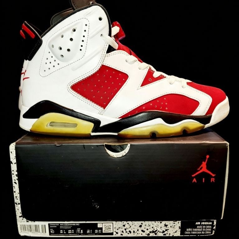 Jordan retro 6 high Carmine