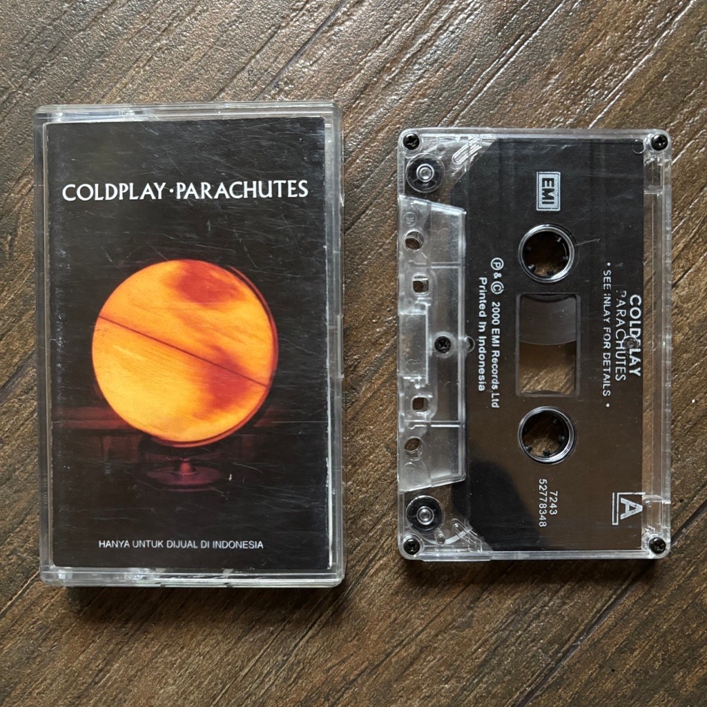 kaset pita coldplay parachutes