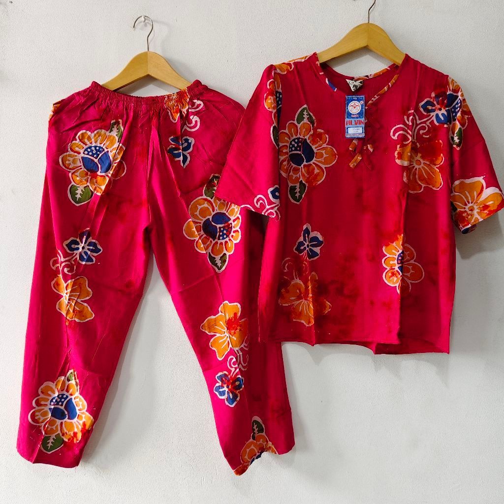SETELAN CP BATIK ALVIN ABG  / ONE SET ABG by BATIK ALVIN CITAK PEKALONGAN / SETCEL SPK ABG by BATIK 