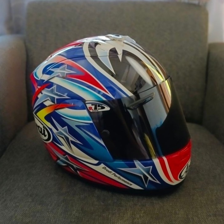 helm arai rr4 nakano rabbit red