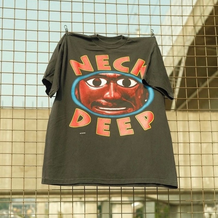 T-Shirt / Tees Bootleg JZTHRIFTERS Neck Deep Band Black Faded Colour (NEW) | Bootleg JZTHRIFTERS | B