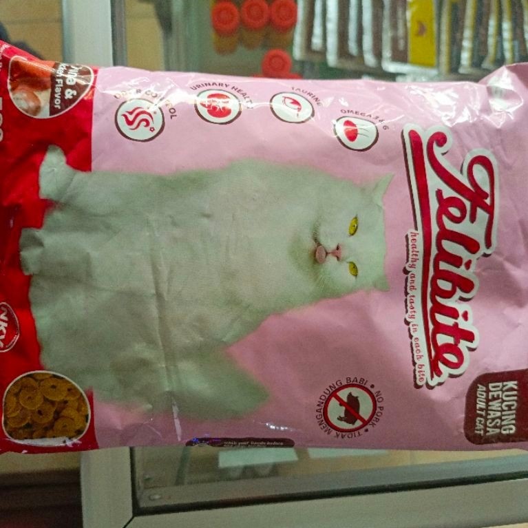pakan kucing FELIBITE 500gr (ADULT&KITTEN)