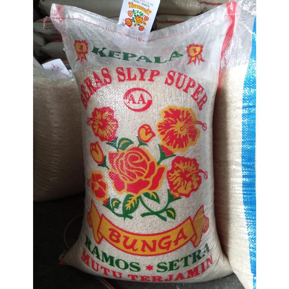 HEMAT -BERAS BUNGA RAMOS SETRA PULEN 20KG/ BERAS RAMOS SETRA CAP BUNGA