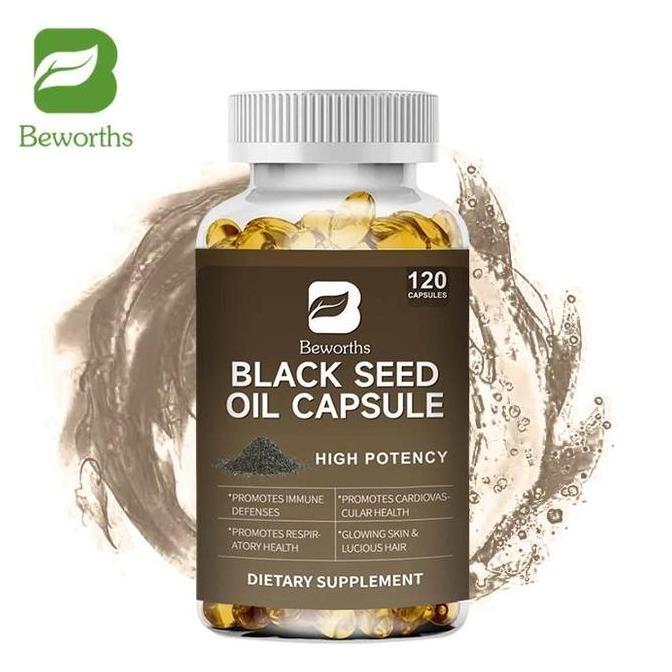 Beworths Kapsul Minyak Habbatus Sauda 1000 mg Minyak Habbatussauda Dingin Omega 3 6 9