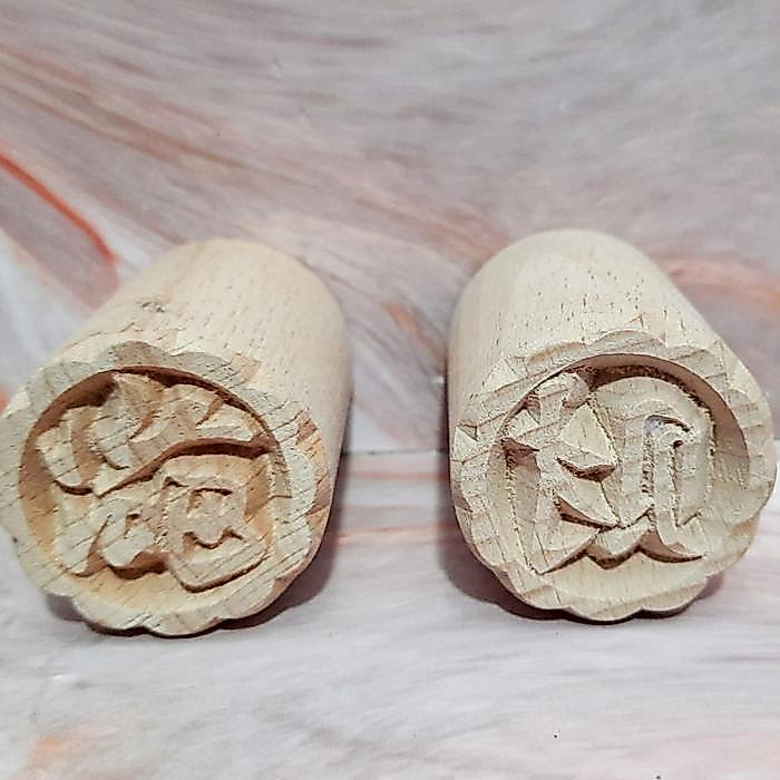 Chefmade Bakeware - Stamp Bakpao Stempel / Stempel Kue Kayu Pao