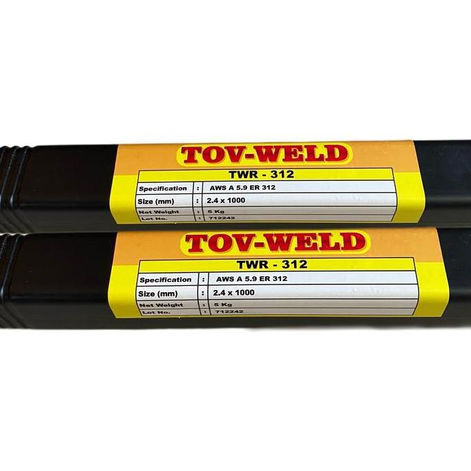 Bst Ready Kawat Las Tig Problem Steel Er312 Tovweld Er 312 Ukuran 1,6Mm 1.6Mm (1 Kg) Problem Steel A