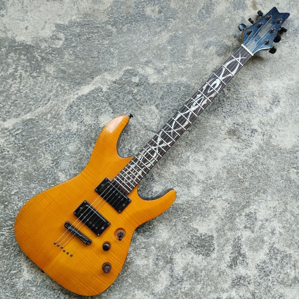 GITAR ORIGINAL ROCKNESS TRIBAL SERIES HH RELIK SECOND MURAH