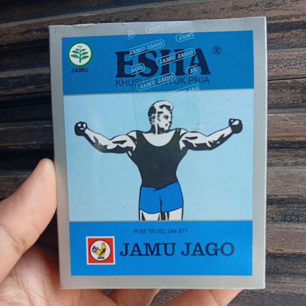 Jamu ESHA Pria Herbal Isi 10 Sachet Cap Jago