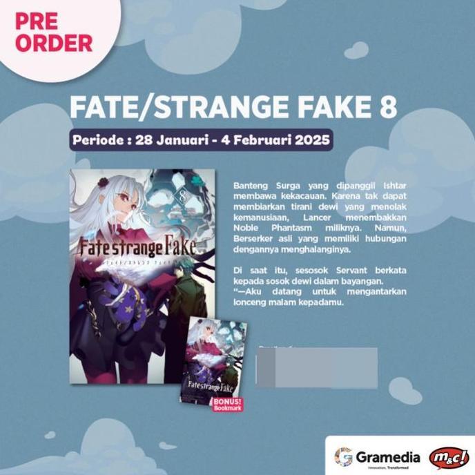 Light Novel Fate/strange Fake 8 by Ryohgo Narita