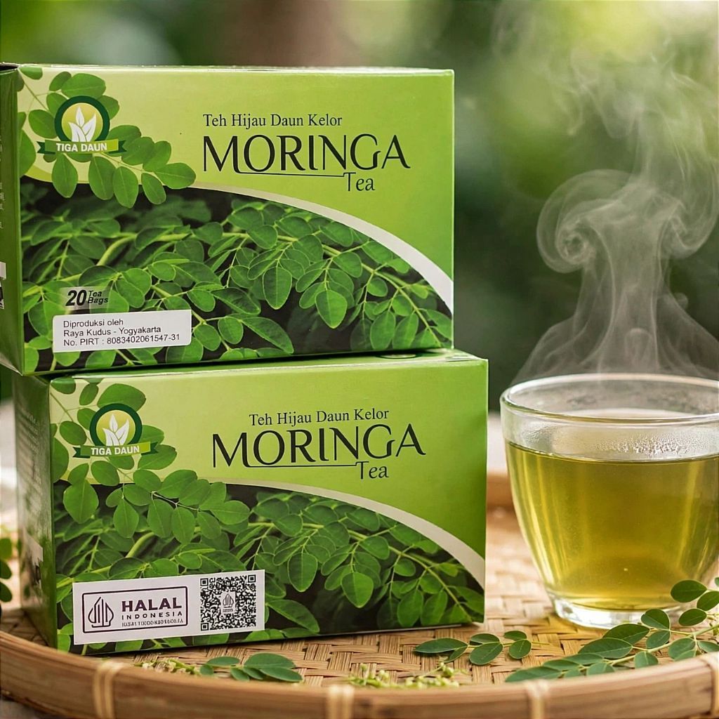 Teh celup daun kelor moringa