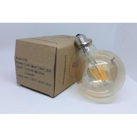 Licx- Lampu Led Filamen 4 Tt Edison 4W / Filament Led 4 W Bulb 4Tt E7