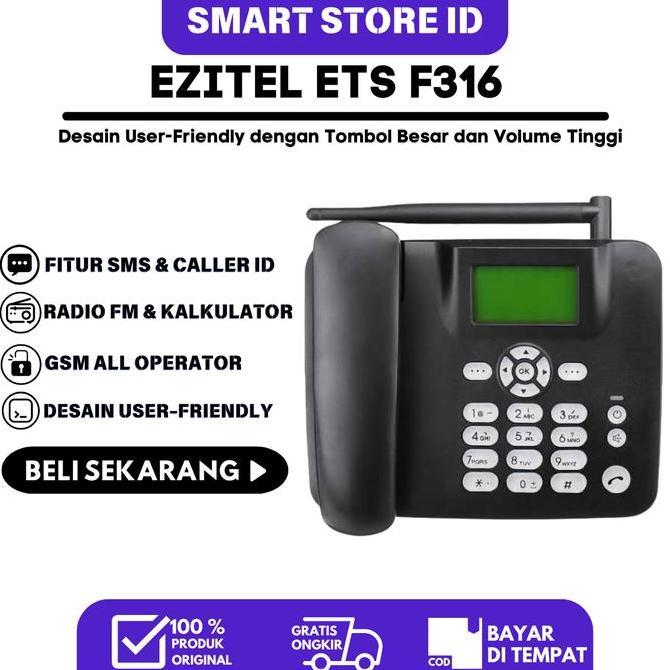 Cont- Fwp Gsm Huawei F316 Telephone Rumah Gsm Huawei-Zte Garansi 1 Tahun