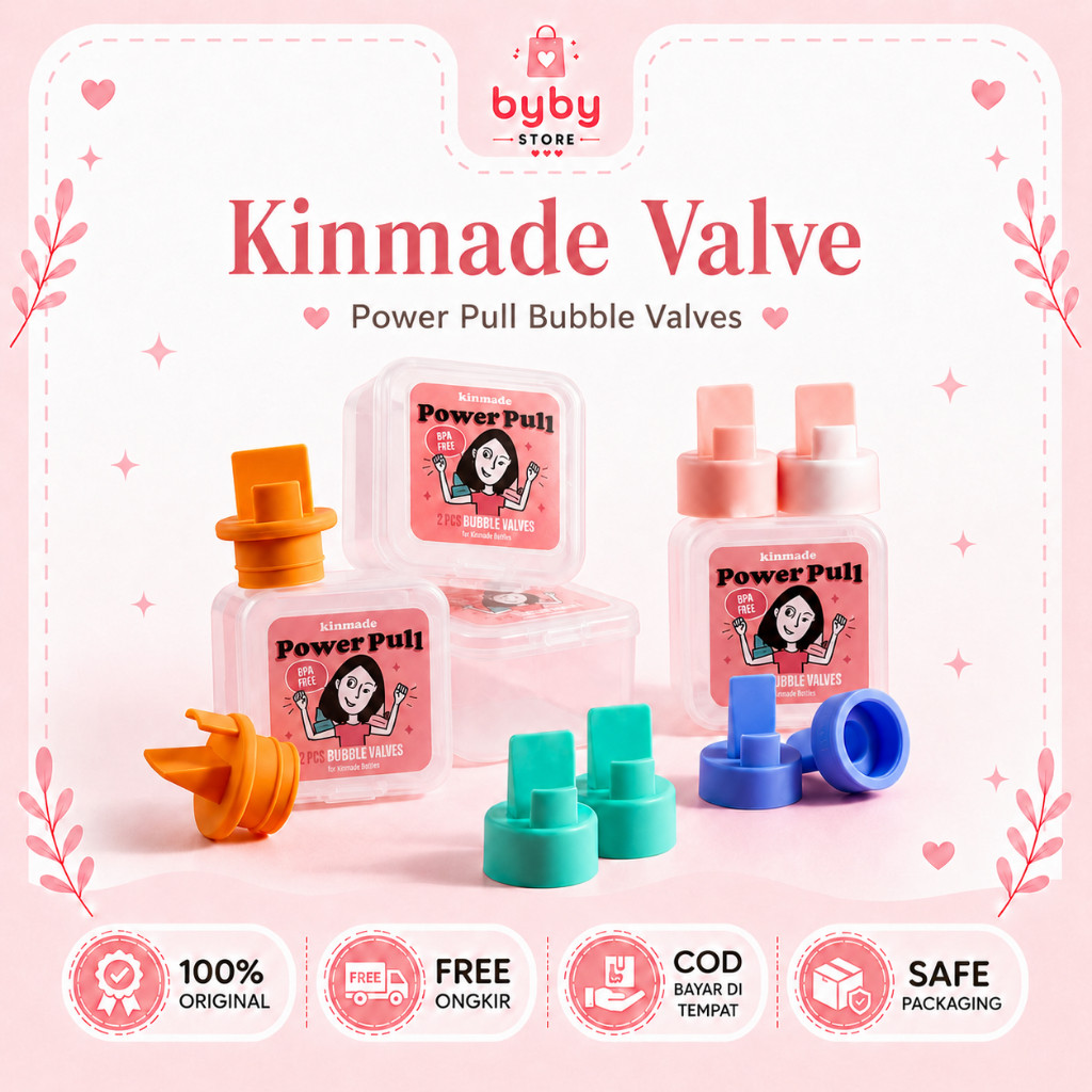 Kinmade valve pink Kinmade hijau tosca