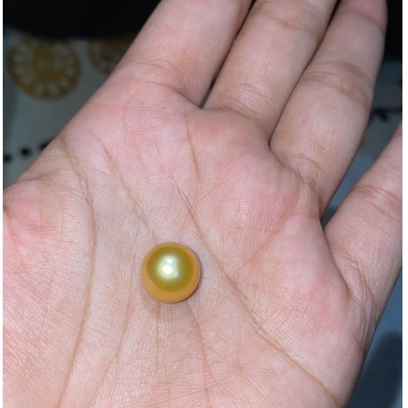 Butiran Mutiara Air Laut Asli grade AA