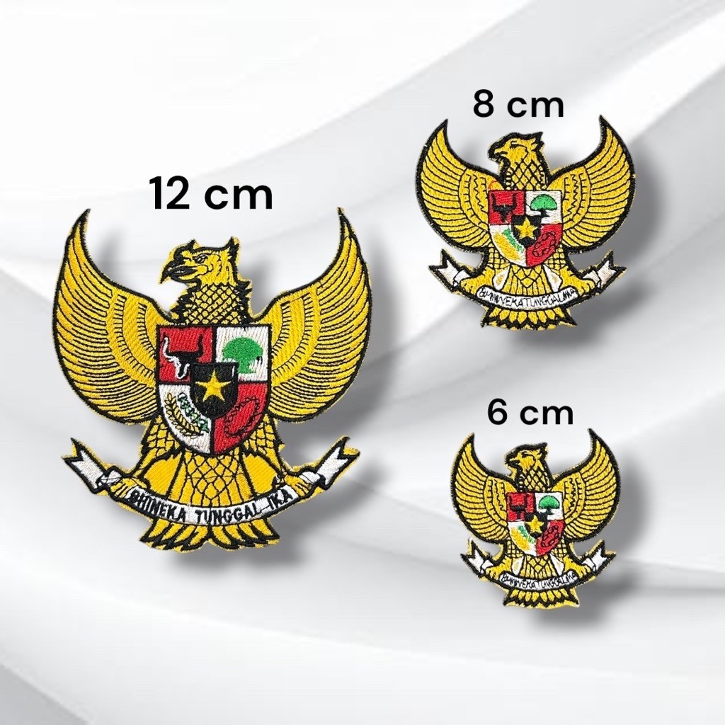 Bordir / Logo / Patch Garuda Pancasila, Lambang Garuda