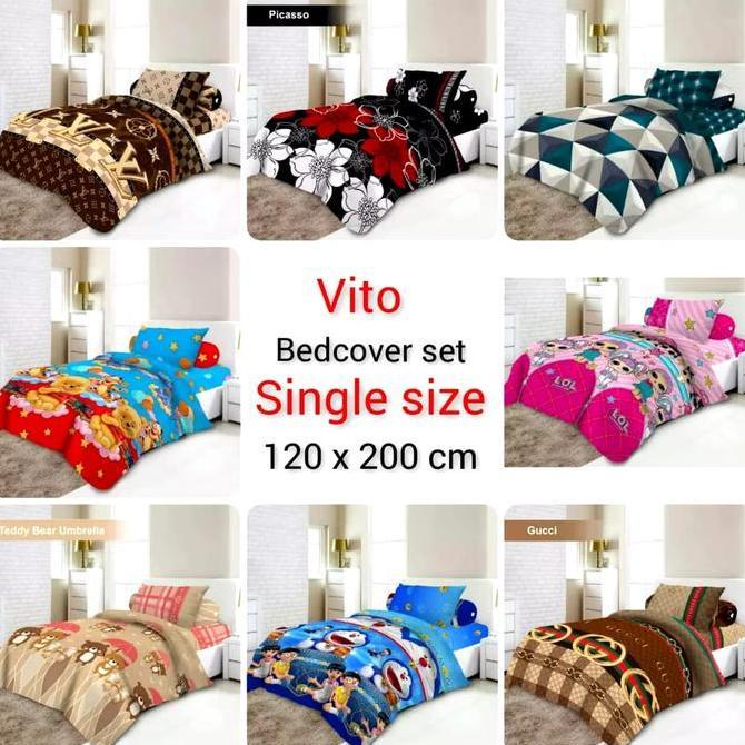 Vito - Bedcover Vito Set Single 120x200 Motif Terlaris
