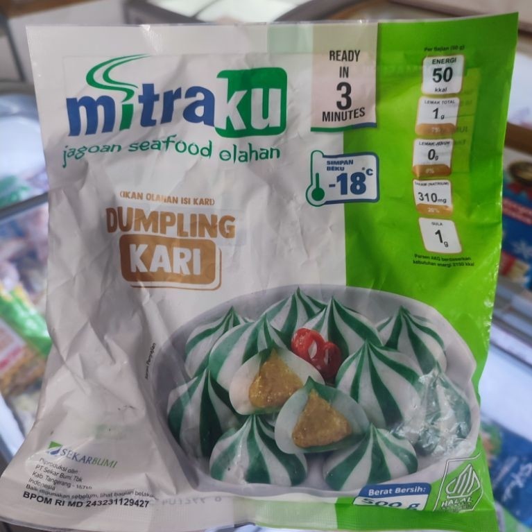 dumpling kari mitraku 500gr/mitraku dumpling kari