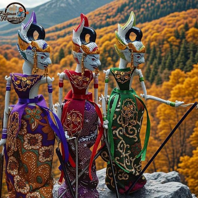 WAYANG GOLEK GATOTKACA MINI UK 30CM
