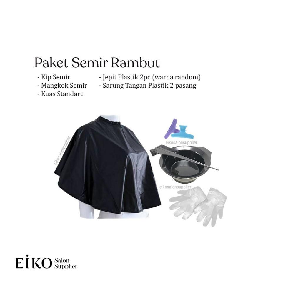 Bestgood- Paket ALat Cat Semir Rambut Topi Plastik Salon Barber Shop Lengkap