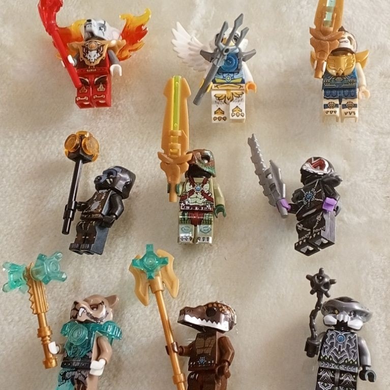 mainan anak-anak bongkar pasang Minifigure chima