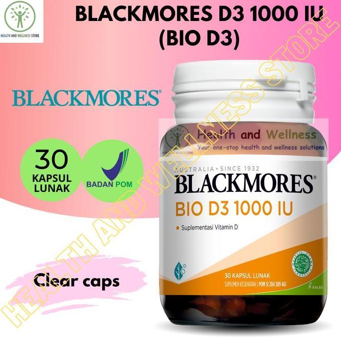 Segar- Blackmores Bio D3 1000 Iu 30 Tablet Vitamin D3 1000 Iu D3 Blackmores