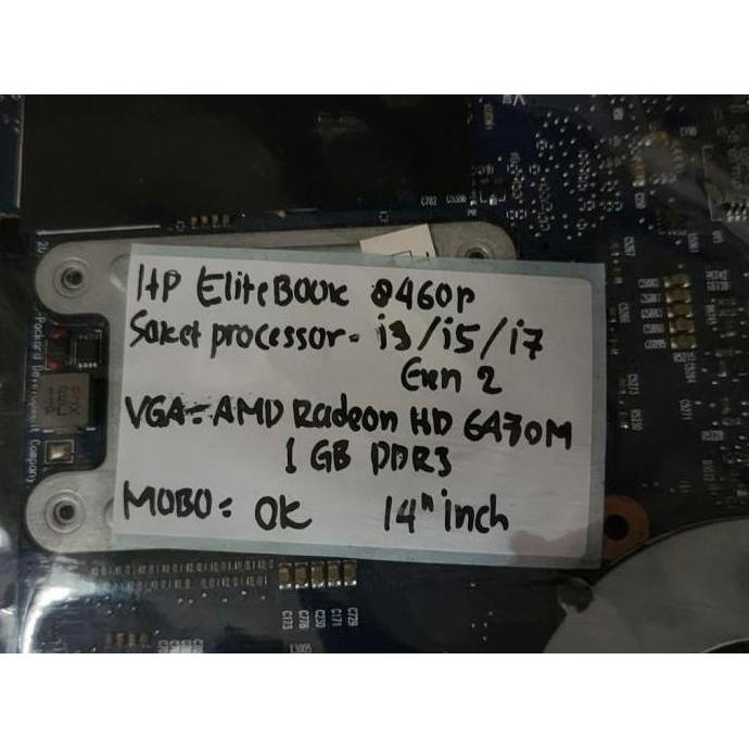 HP 642759-001 HP ELITEBOOK 8460P LAPTOP MOTHERBOARD GEN 2/ I3.I5.I7 KC RESTOCK