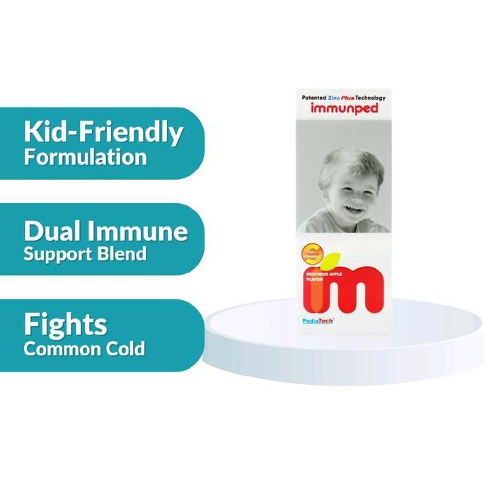 Segar- Immunped Made In Singapore Imunped Kids Syrup 60Ml 100Ml Multivitamin Anak Imun Booster