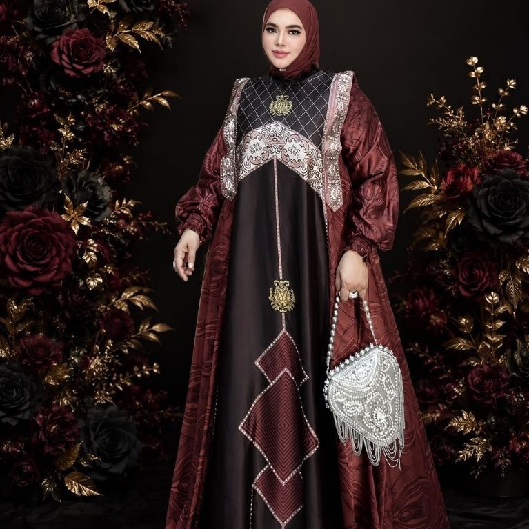 UCL AA | UCL SYARI | GAMIS SILK BLUDRU