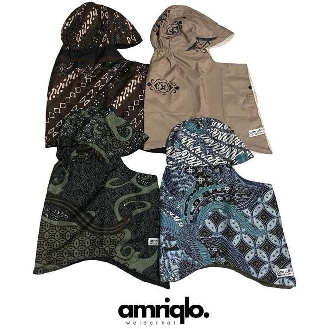 Capto- Paket 4 Pcs Kerpus Proyek Kerpus Welder Motif Batik