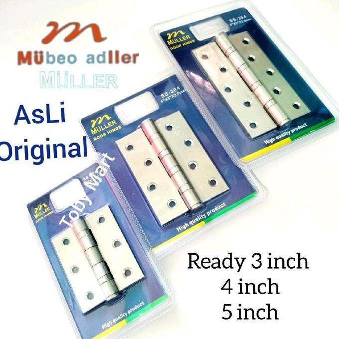EngseL Pintu MULLER / Engsel pintu jendela 5 inch 4 3