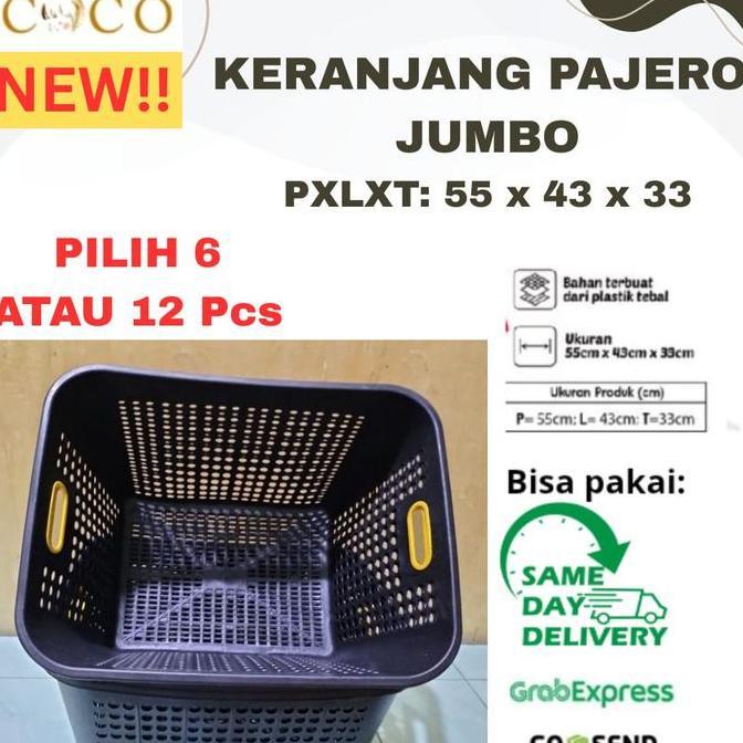 KERANJANG PAJERO JUMBO/KERANJANG LAUNDRY JUMBO/ KERANJANG BAJU JUMBO