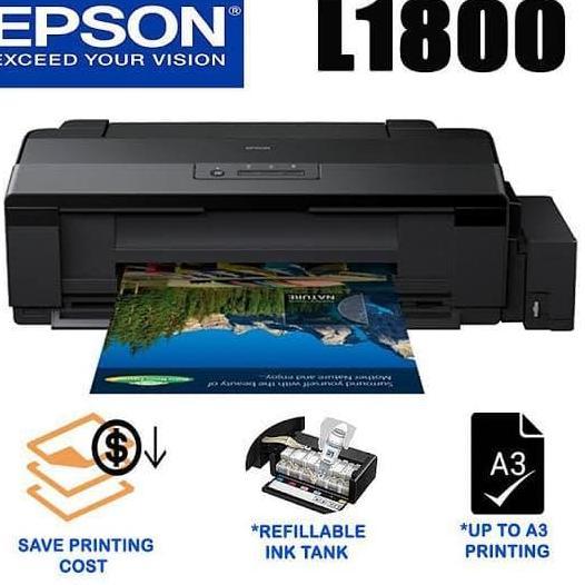 TERBARU - Printer Epson L1800 SUN Dura Ultra Art Paper Ink BONUS Art Paper A3