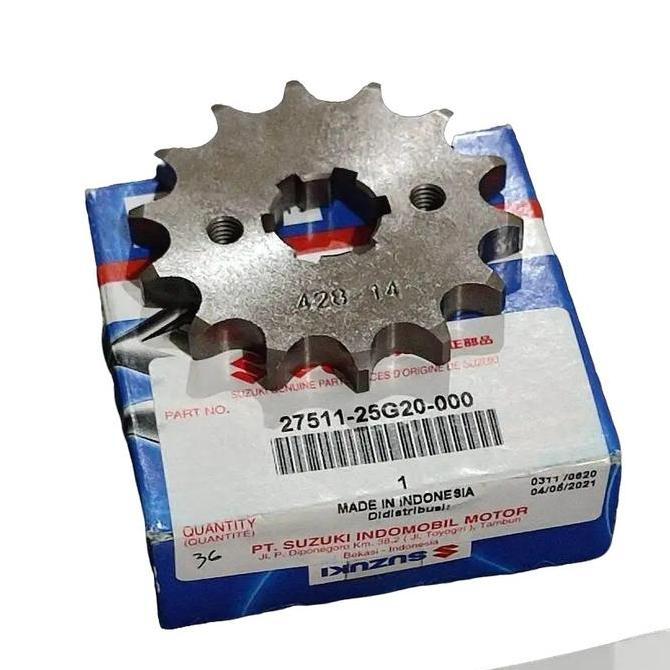 SUZUKI GEAR GIR DEPAN SATRIA FU KARBURATOR SATRIA FU FI GSX 150R/S ASLI SGP 100% 27511-25G20-000 LM2