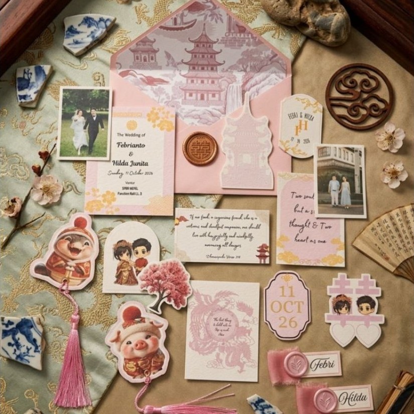 Chinese Keepsake Wedding Termurah | Wedding Keepsake Chinese Expres Sehari Jadi
