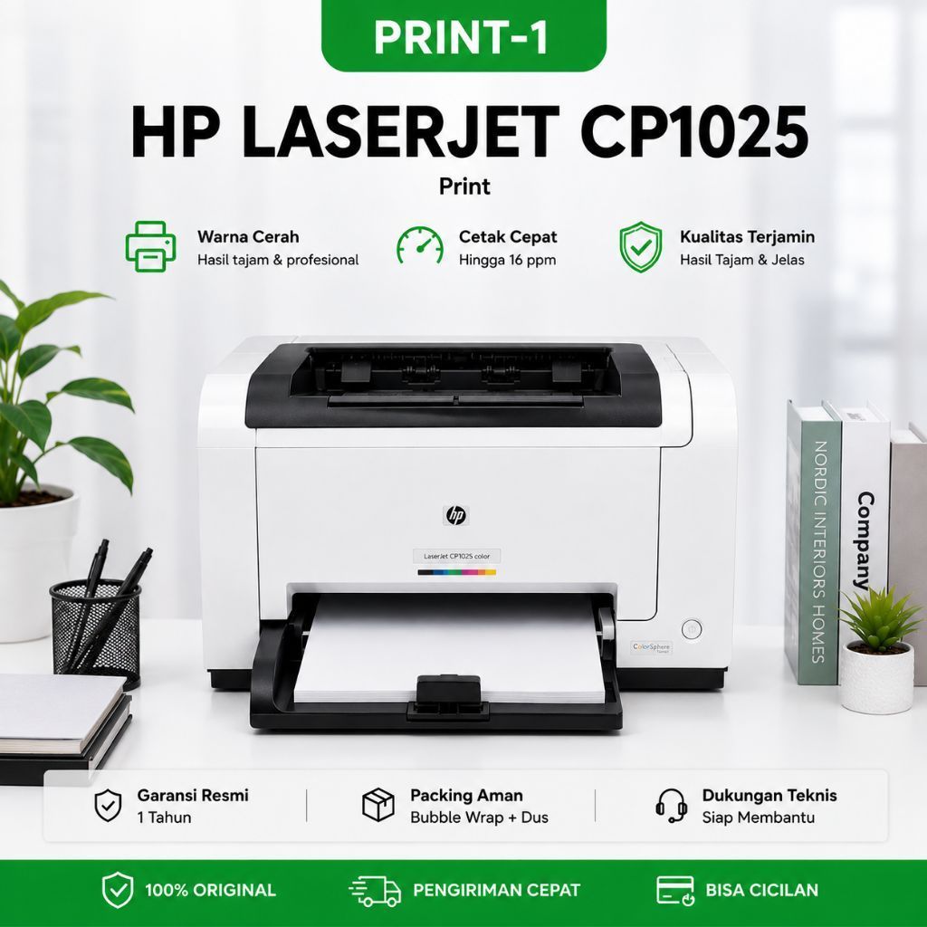 PRINTER HP LASERJET CP1025 COLOR